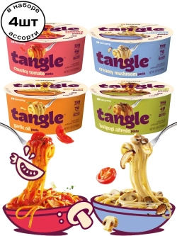Паста в корейском стиле Tangle ассорти вкусов 4 шт