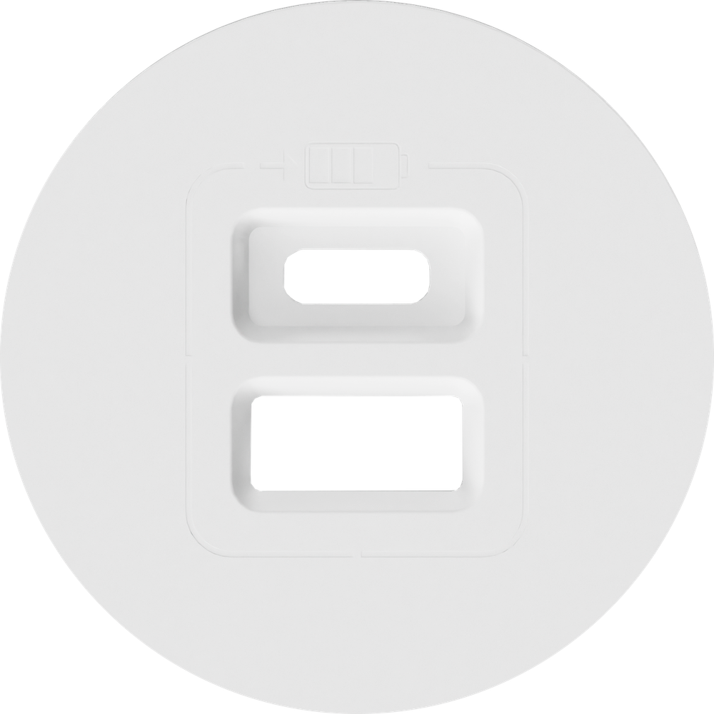 Накладка для розеток USB,  матовый белый,  серия D16