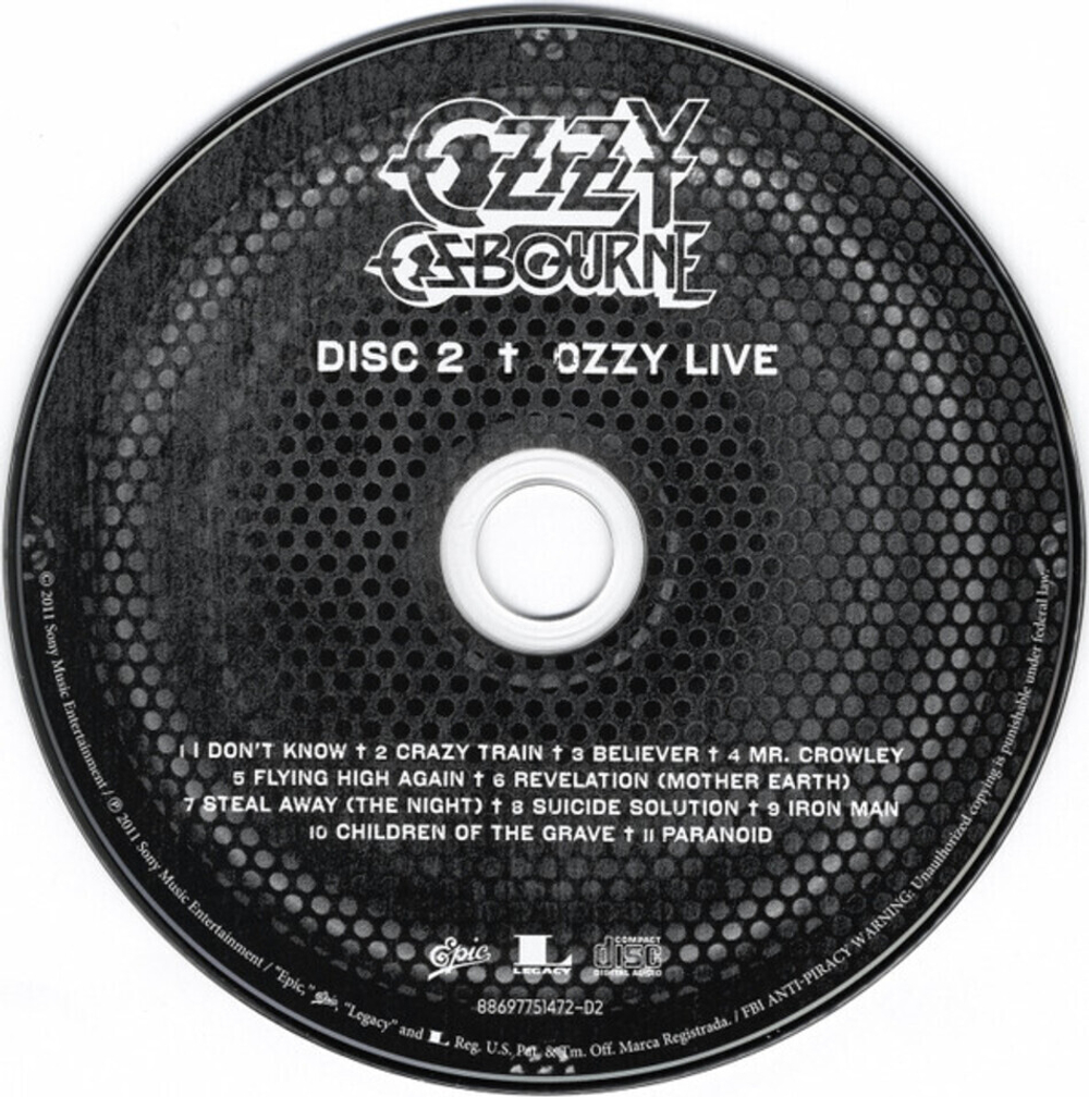 Ozzy Osbourne / Blizzard Of Ozz - Diary Of A Madman (30th Anniversary Edition)(2LP + 3CD + DVD + Book)