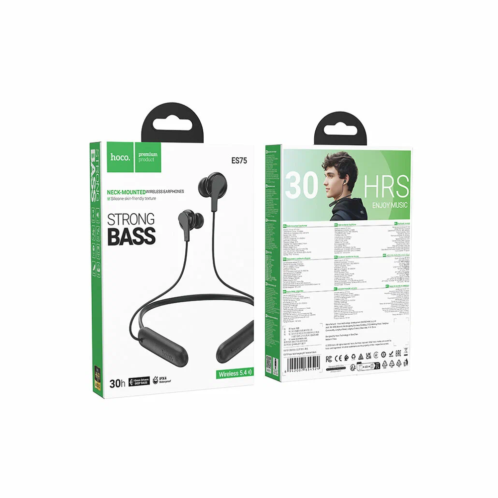 Наушники беспроводные ES75 Niya neck-hanging BT headset