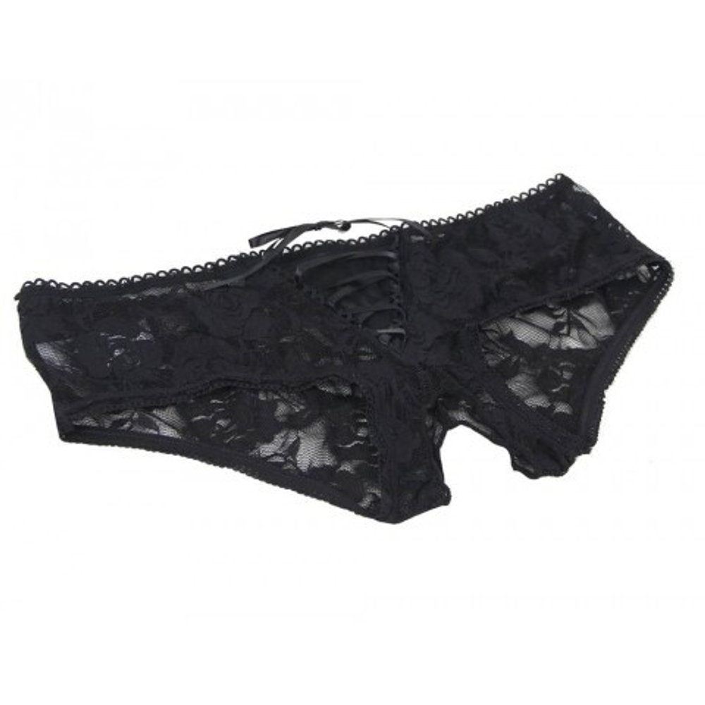 Трусики кружевные с завязками, М-L