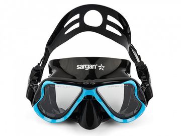 Маска Sargan Сонора черный/голубой