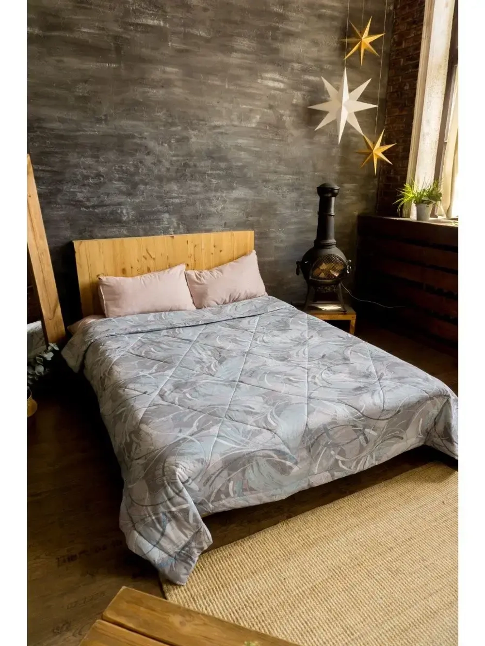 Одеяло евро всесезонное летнее облегченное лен хлопок