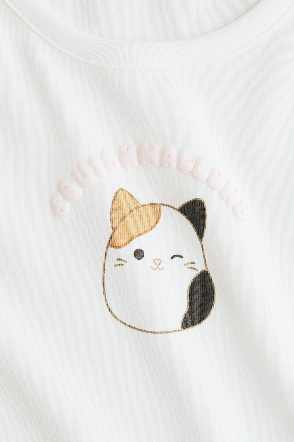 H&M Футболка с принтом, белый