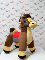 Качалка Конь Ветерок, цвет коричневый