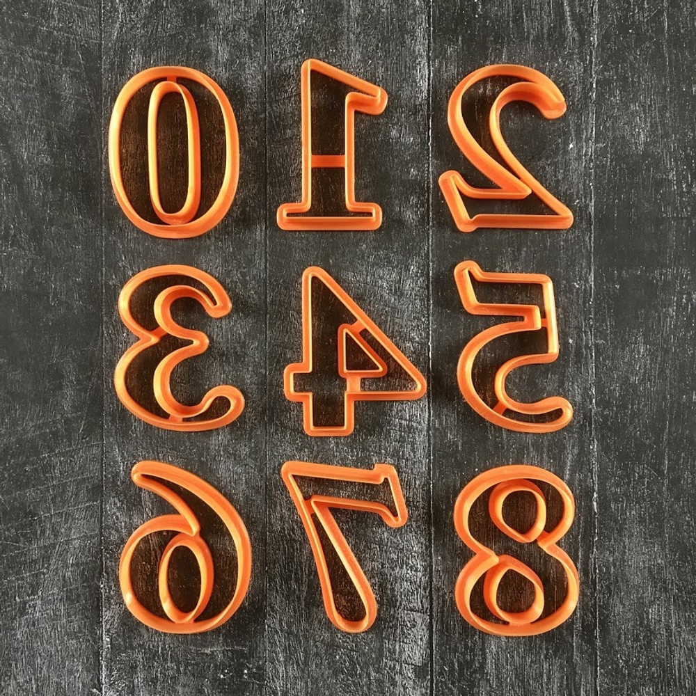 Цифры №12 Для мастики