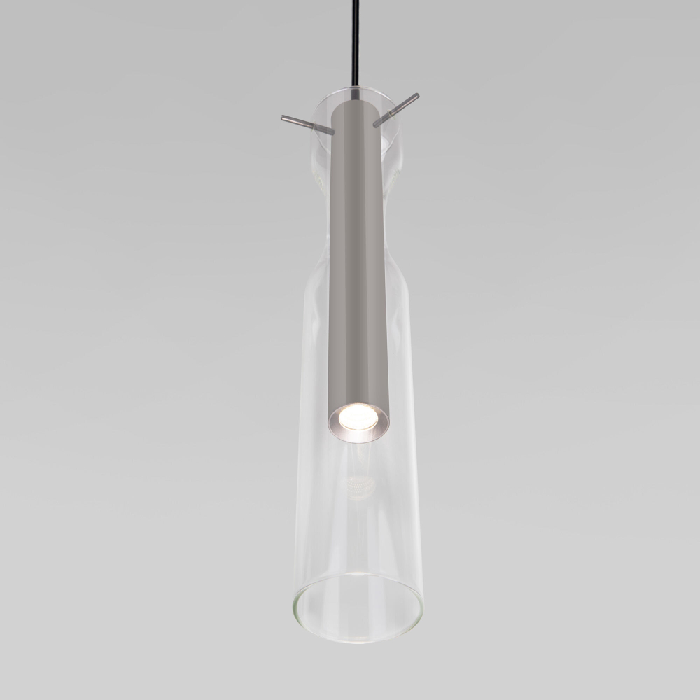 Подвесной светодиодный светильник Eurosvet Swan 50254/1 LED графит