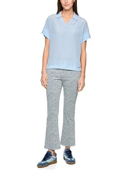 Marc Cain Блуза из комбинированной ткани