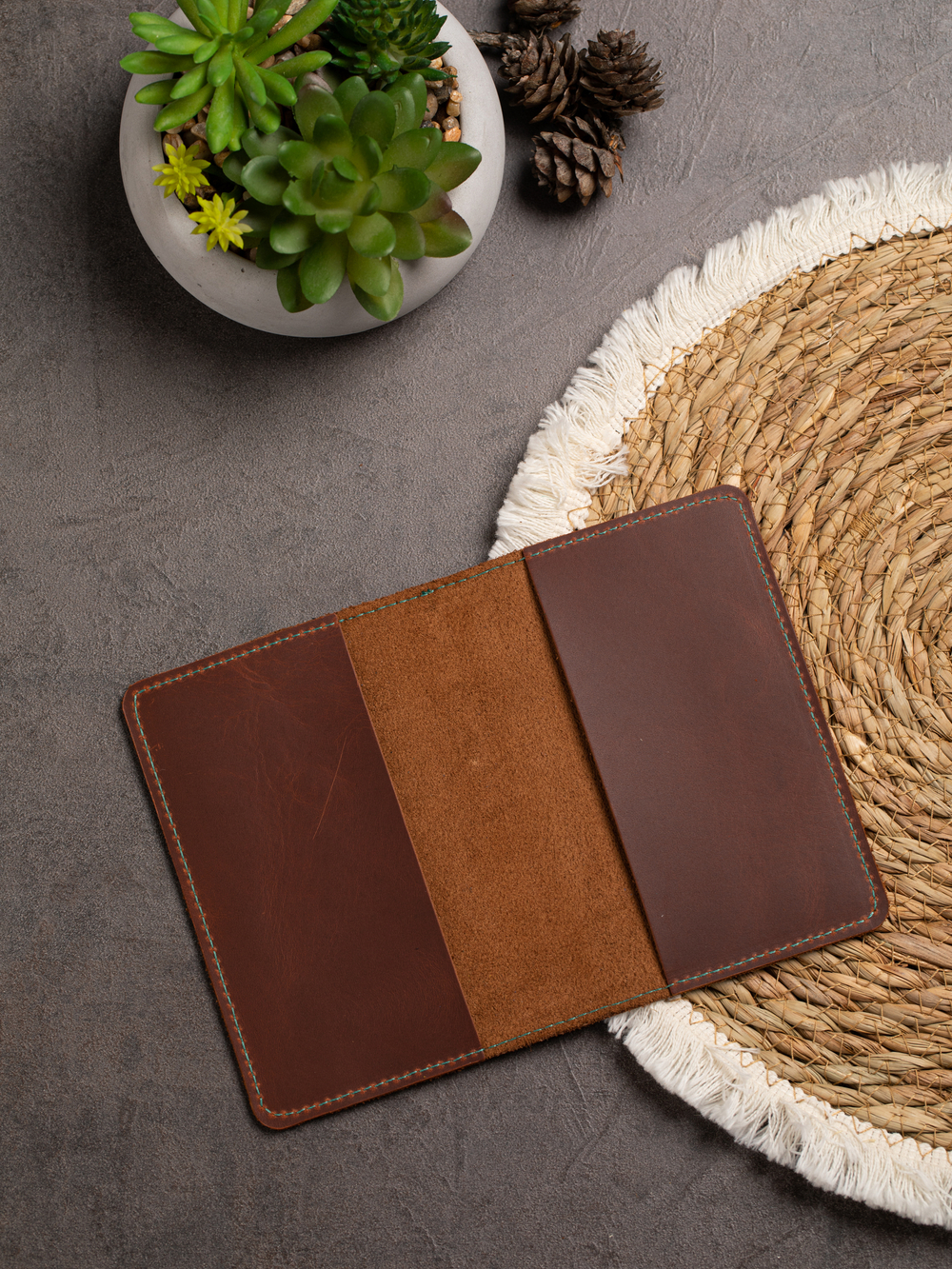 Обложка на паспорт Vintage brown