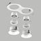 Комплект со светильником Lightstar Domino Round (214626+214606+214606+214006+214006) D6260606WMOD