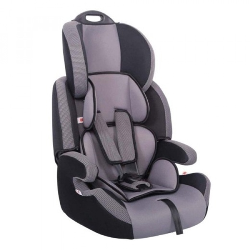 Детское автомобильное кресло SIGER "Стар" серый, 1-12 лет, 9-36 кг, группа 1/2/3, шт