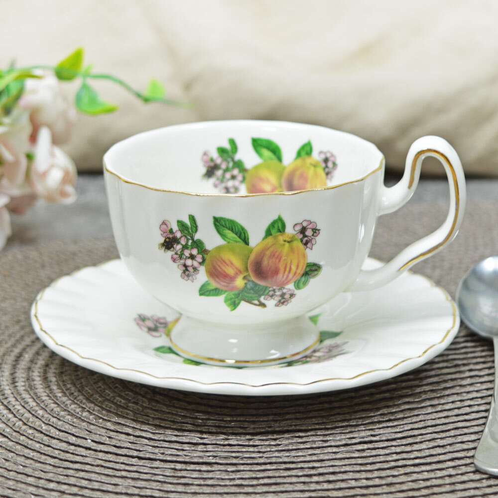 Чайная пара 220мл, фарфор, 6838