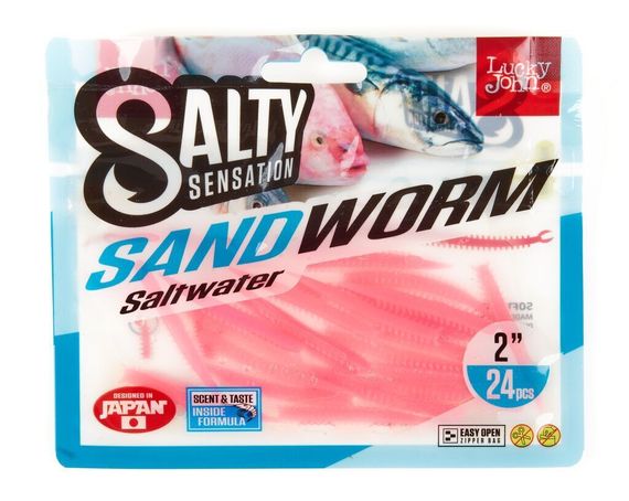 Черви съедоб. искусст. LJ  Salt Water SANDWORM 2.0in (05.00)/F05 24шт.