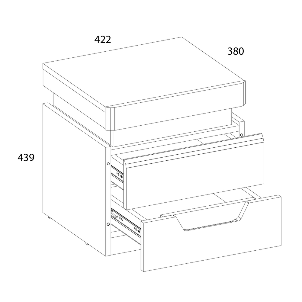 Тумба прикроватная