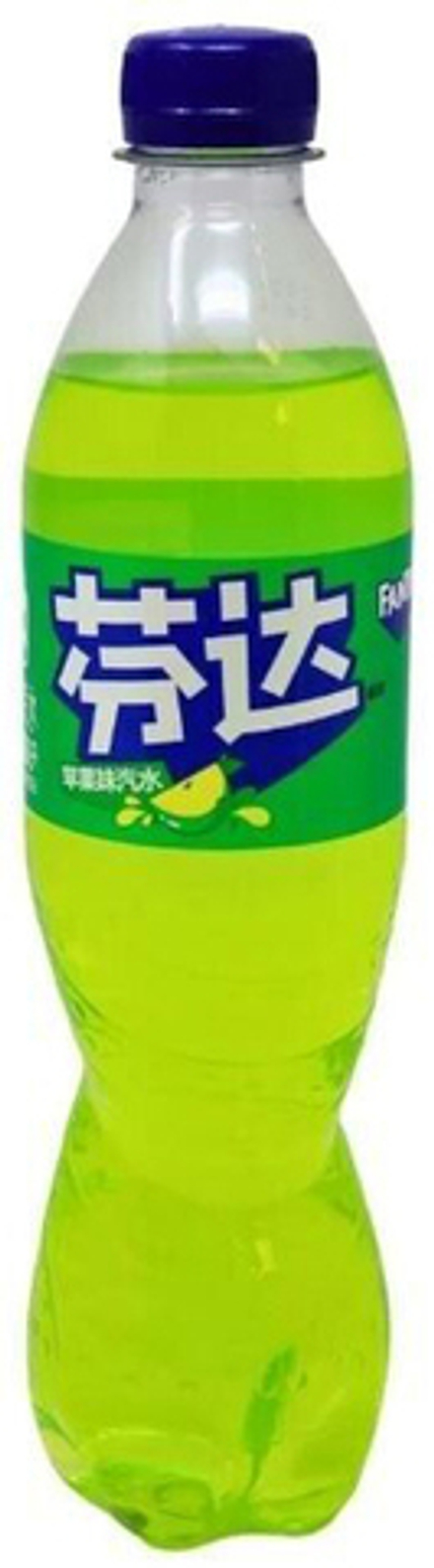 Газированный напиток Фанта Яблоко / Fanta Apple (Китай) 0.5 - пэт