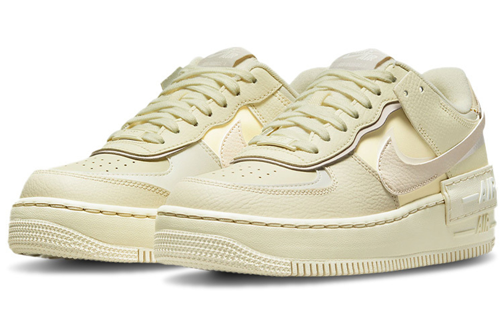 Кроссовки Nike Air Force 1 Low Shadow "Coconut Milk" (Женская размерная сетка)