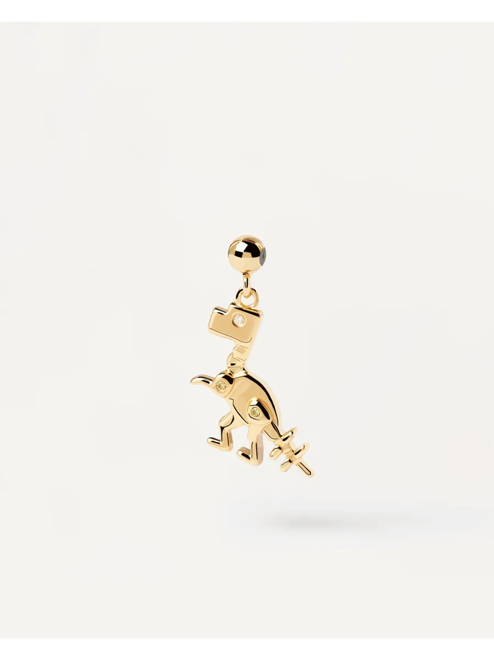 Подвеска-шарм женская PDPaola Dino серебро 925 пробы покрытое золотом 750 пробы CH01-017-U