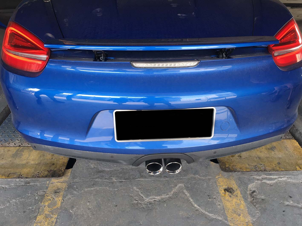 Спортивная выхлопная система с заслонками для Porsche Cayman/Boxster 2.7NA/3.4NA Порше Кайман