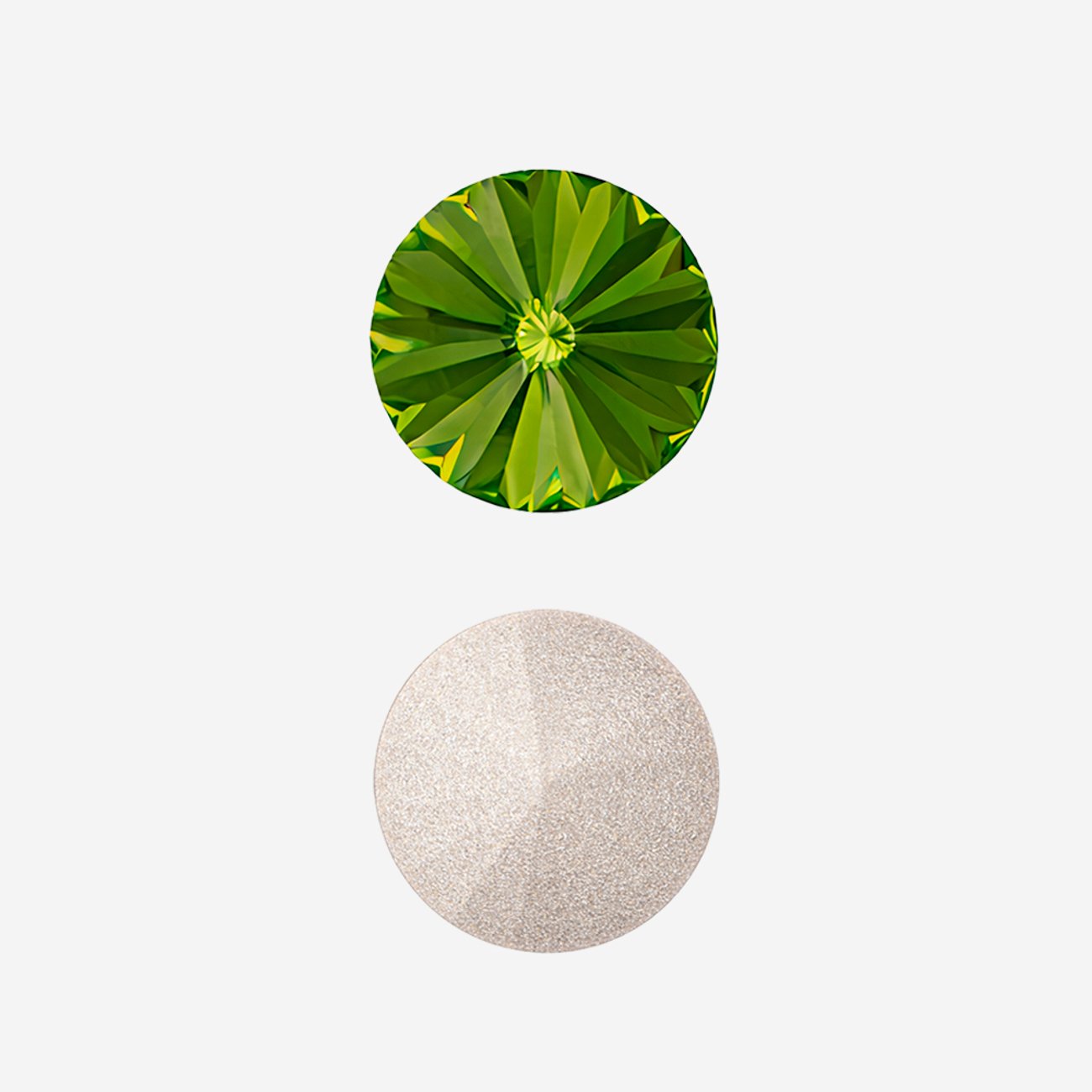 Кристалл Риволи (Rivoli), оттенок "Оливин"/"Olivine", 10мм