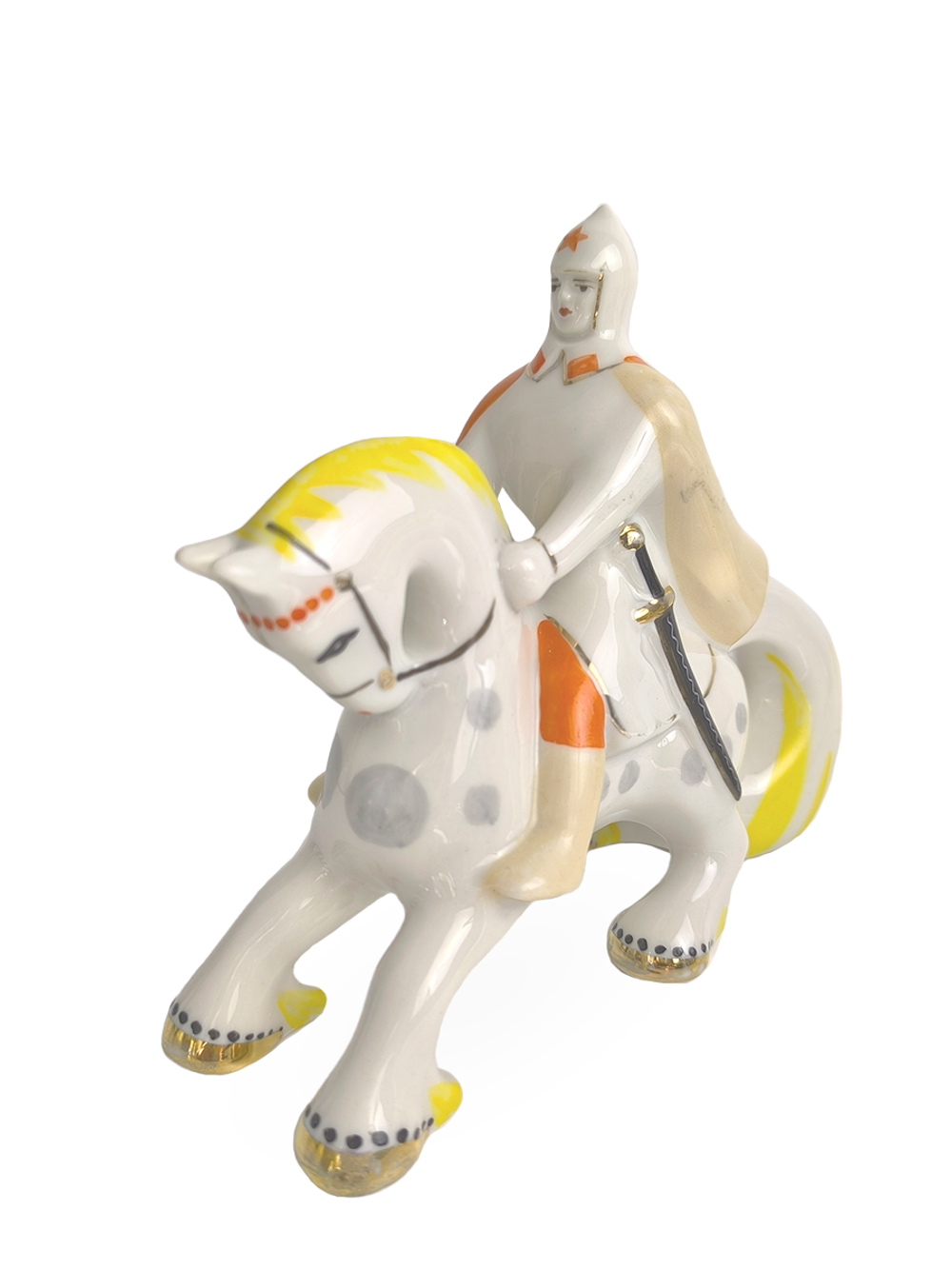 Фарфоровая статуэтка "Красный витязь" (Полонне ЗХК)