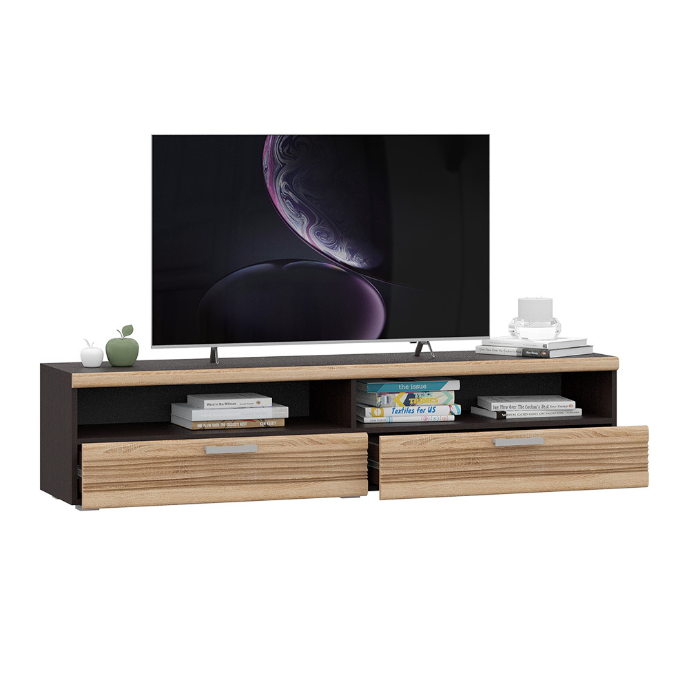 Тумба ТВ Асти ТБ-004, Дуб сонома, Венге