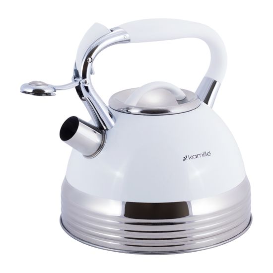 Чайник 2,7 л. из нержавеющей стали со свистком Kamille KM-0696
