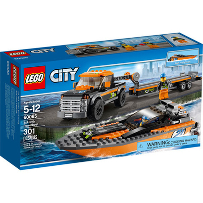 LEGO City: Внедорожник 4x4 с гоночным катером 60085