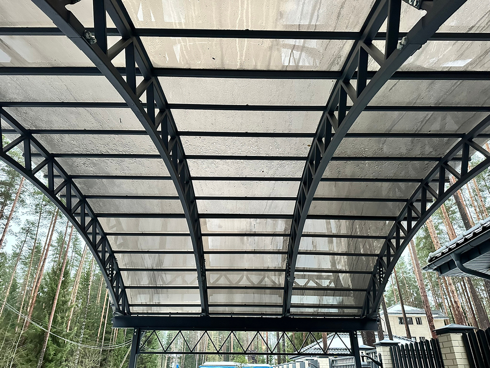 Арочный навес для автомобиля SK00306