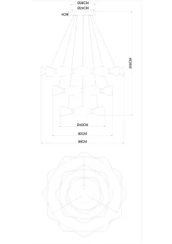 Подвесная люстра Arte lamp