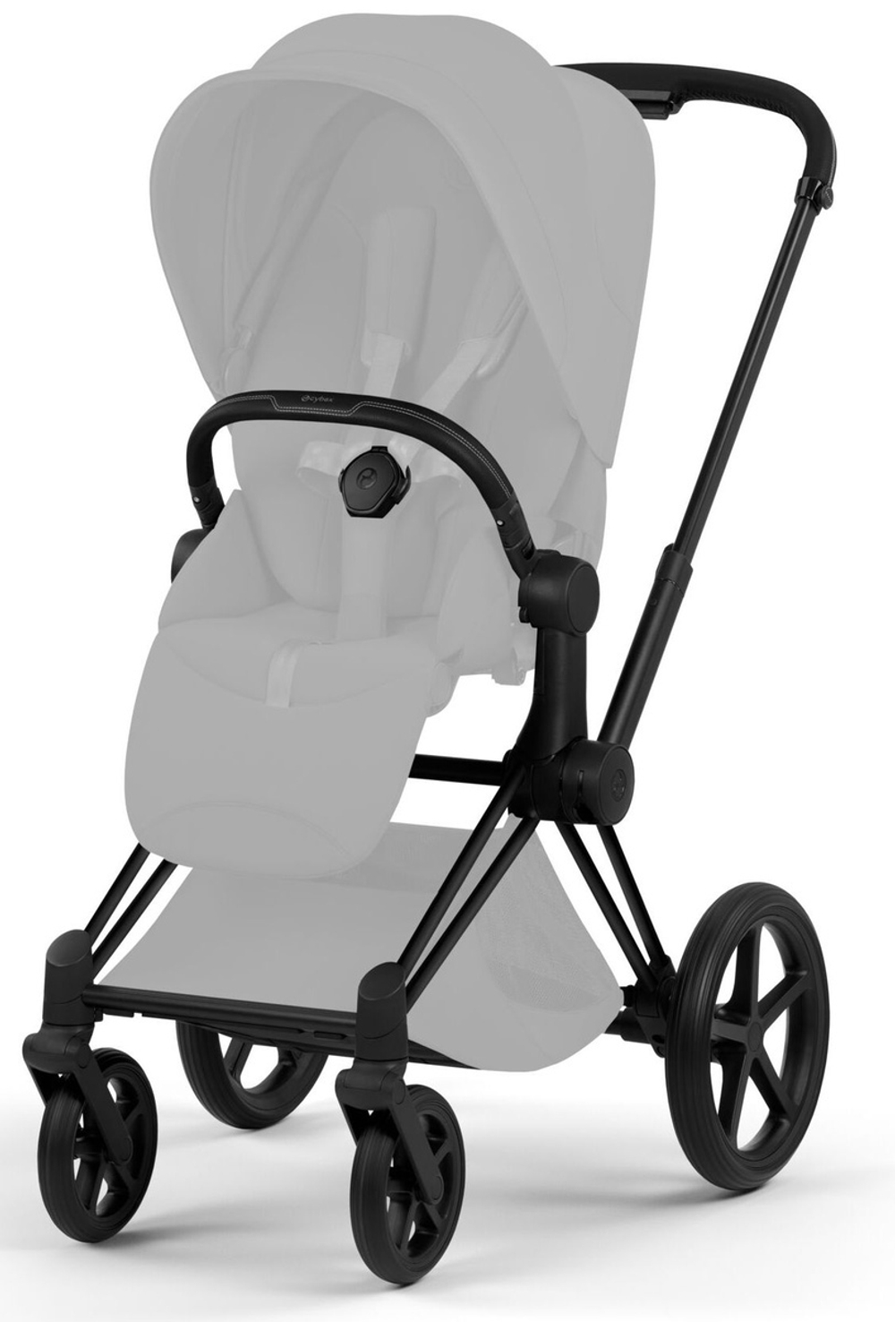 Коляска Cybex Priam V Matt Black Style Collection 2 в 1 Off White