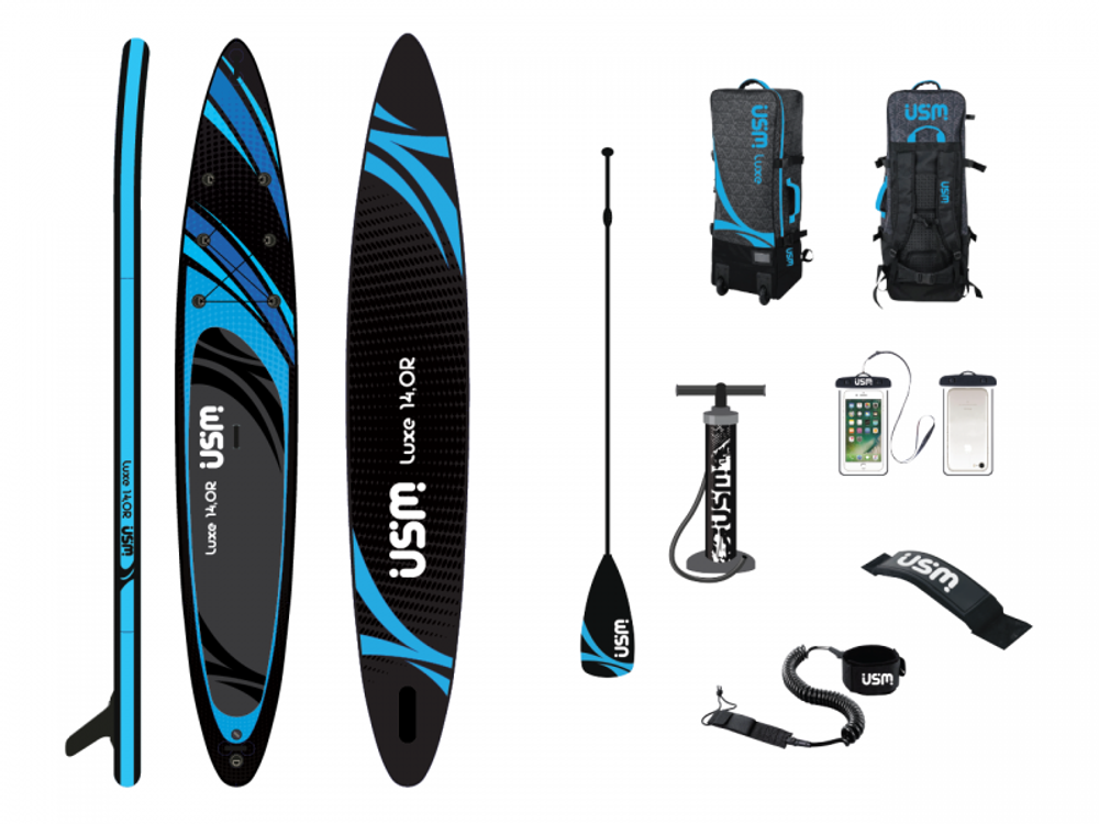 Гоночный сап борд LUXE USM 14,0 Race Shark