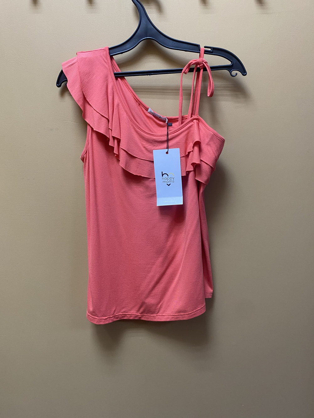 Блузка оранжевая из 50% вискозы для беременных на размер 48