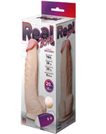 Телесный вибратор-гигант Real Bomb - 26 см.