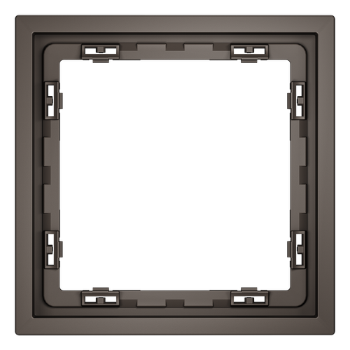 Рамка пластиковая VOLTUM S70 на 1 пост, (капучино)