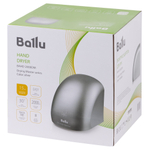 Сушилка для рук электрическая Ballu BAHD-2000DM Silver