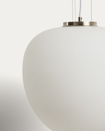 Подвес Ardali из тонированного стекла и стали с матовой отделкой, диаметр 25 см