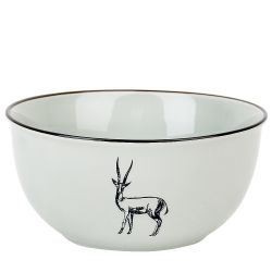 Салатник фарфоровый "Косуля" 13,3*13,3*6,5см v=500мл (min6) (транспортная упаковка)