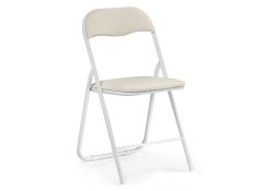 Стул на металлокаркасе Fold 1 складной beige / white