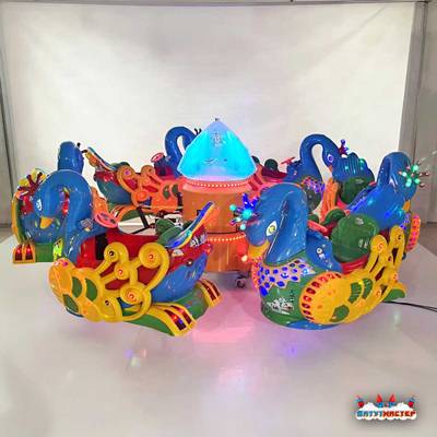 Детская карусель с подъёмом «Танец лебедей», 3,6×3,6×1,6 м