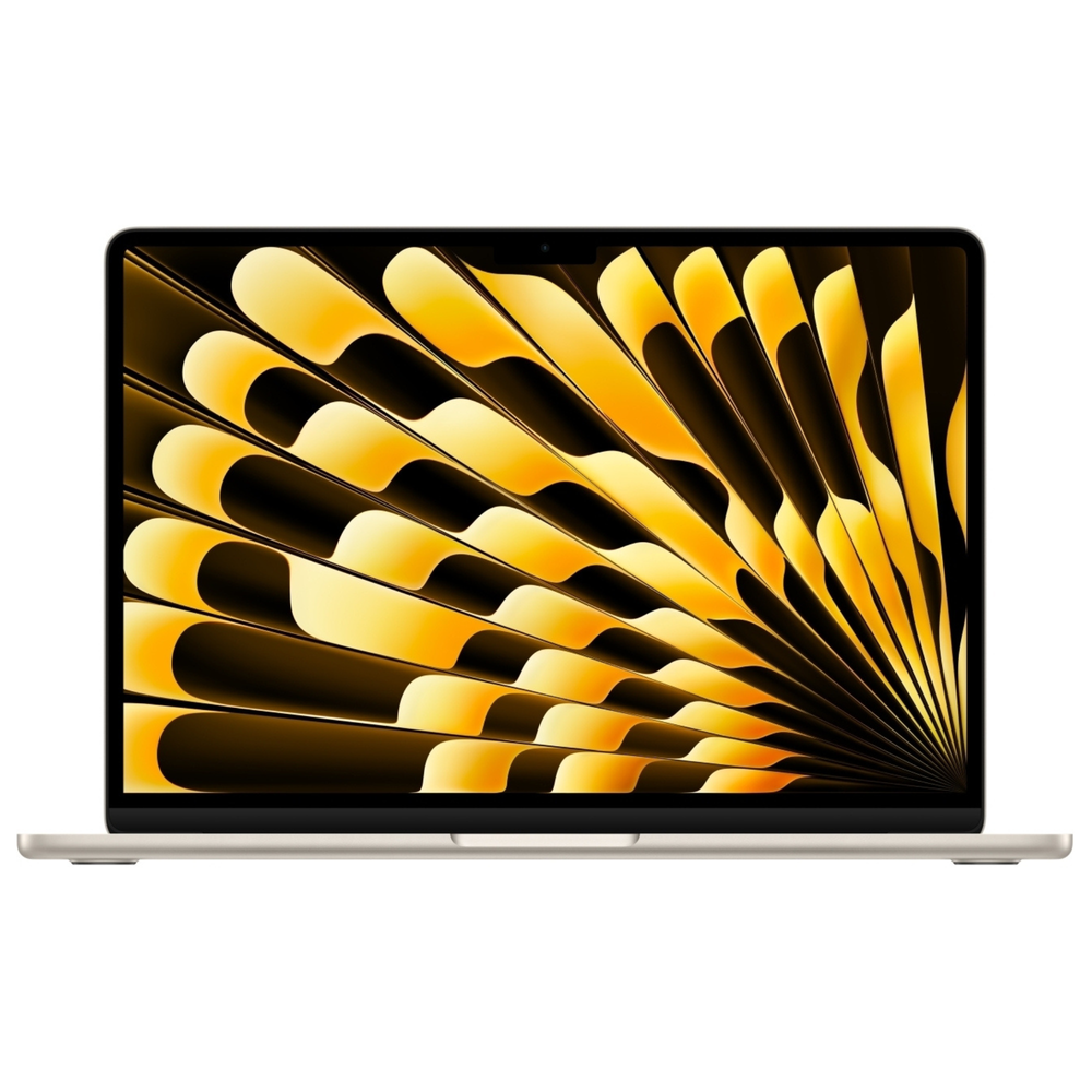 Apple MacBook Air 13 (2024) (M3, 8C CPU, 8C GPU), 16 ГБ, 256 ГБ SSD, Starlight (сияющая звезда) MC8J4