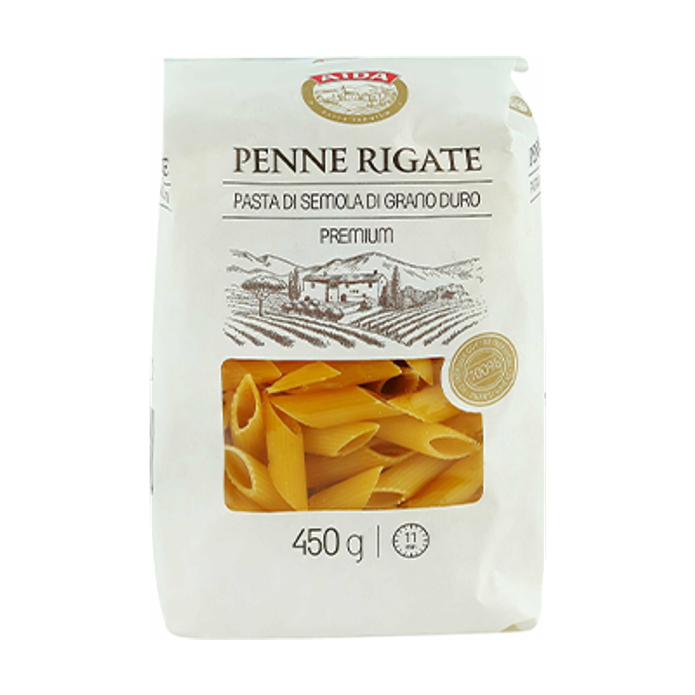 Макароны перо Aida Penne Rigate 450г