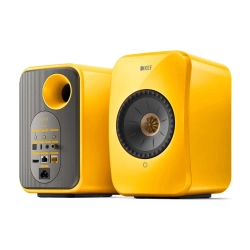 KEF LSX II Solaris Yellow активная беспроводная полочная акустическая система (пара)