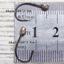 Крючок с чешуйкой Akula A071 (25 шт/уп)