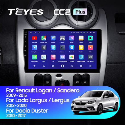 Teyes CC2 Plus 9" для Renault Logan 2010-2015