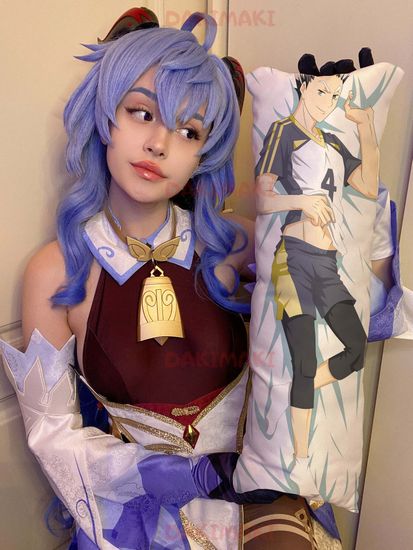 Мини дакимакура Котаро Бокуто из Волейбол арт. M0595, 60х20 см