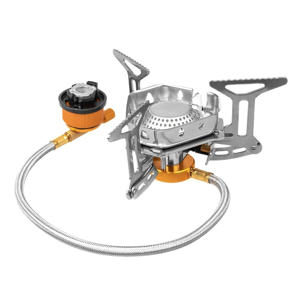 Плита туристическая мини со шлангом HS-IW-HT002