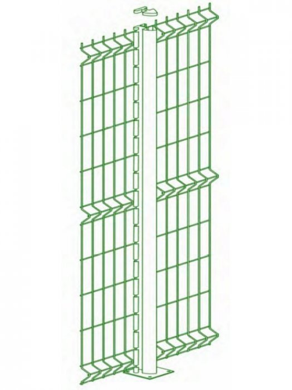 Панель DFence пруток Ø 4,8мм, яч. 50х200, Ш3000мм (ПЗ)