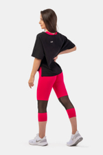 Леггинсы HIGH-WAIST ¾ LENGTH SPORTY LEGGINGS 406 Розовые