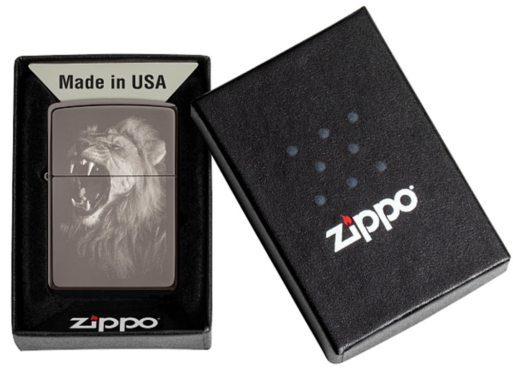 Зажигалка Lion Design Black Ice® ZIPPO 49433