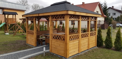 Беседка деревянная А6